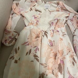 FLOWY GIRLS FLORAL DRESS